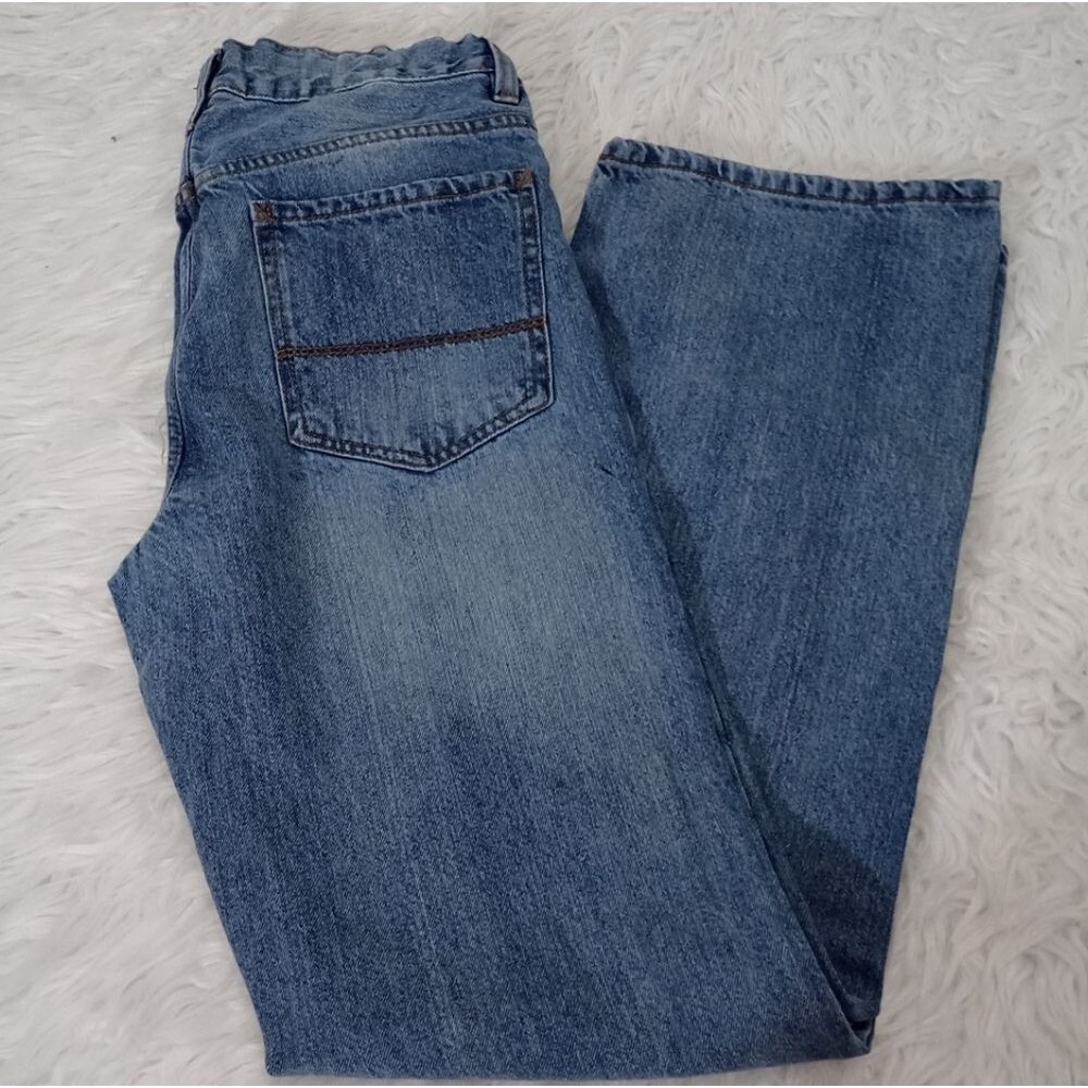 RUSTIC BLUE Boys Jeans Straight Leg, Adjustable Waist  SIZE 16 Light Denim